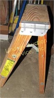 2 wood 2' step ladders (folding)