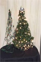 Lot of vintage wire Christmas trees