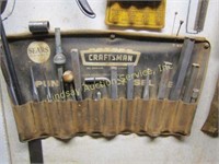 1 lot hand tools on wall over 100 pcs (see pics)