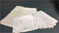 Lot of white table linens