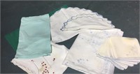 Lot of beautiful vintage linens