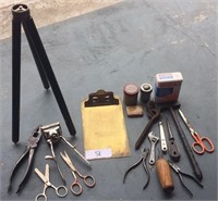 Lot of various vintage tools