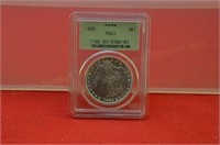 1886 Slab MS63 Silver Dollar