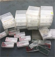 Large lot of clear acrylic small storage boxes