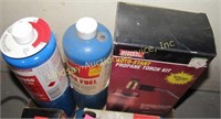 1 box propane torch & bottles for plumbing