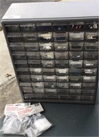 Gray plastic hardware 60 drawer organizer