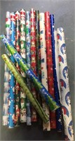 Lot of Christmas wrapping paper
