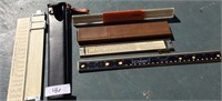 Lot of engineering and drafting rulers