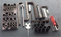 Vintage and newer socket wrenches