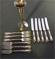 Lot of silver colored items