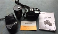 Pentax digital camera and Samyang camera lens