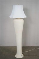 Tall White Urn Style Lamp