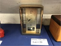 SEIKO TABLE CLOCK, BATTERY OPERATED 8"
