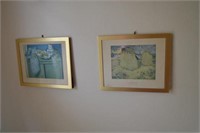 3 FRAMED PIECES
