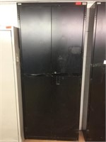 7' Tall 2 Door Steel Storage Cabinet