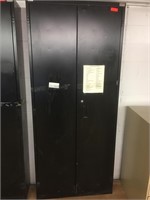 7' Tall 2 Door Steel Storage Cabinet