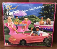 Barbie Deluxe Patio Pool Party Set
