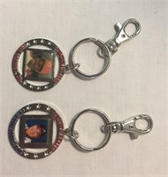 Chipper Jones & Ken Griffey Jr Key chains