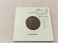 1911-S Lincoln Penny - key date