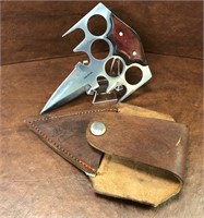 Collectible Push Dagger with Sheath