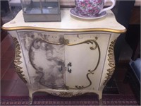 FRENCH STYLE PAINTED COMMODE A/F