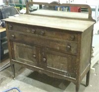 Antique Sideboard Buffet - 48x19x40"H