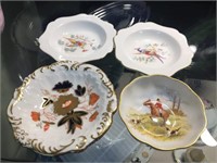 4 X ROYAL CROWN DERBY PIN DISHES