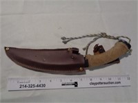 Heavy Cast Iron Dagger in Sheath