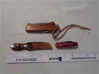 3 Collectors Knives, Sweden, Japan & Nascar