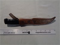 Normark Knife in Leather Sheath