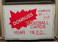Vintage Donruss 1990 Complete Set Baseball Cards