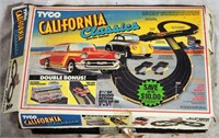 Tyco Slot Car Race Track W 57 Chevy & 40 Ford