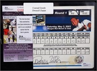 Conrad Goode & Dweezil Zappa Signed Golf Card