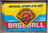 New 1990 Bowman Official Complete Baseball Set