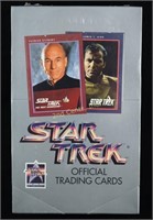 New 1991 Star Trek Official Trading Cards Box
