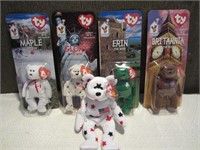 NEW LOT OF 5 TY BEANIE BABIES