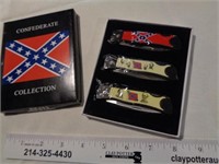 3 Knife Confederate Set