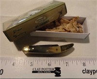 3 Blade Ox Handle Pocket Knife