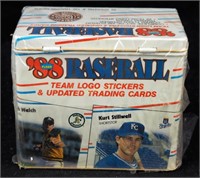 Fleer '88 Baseball Updated Cards Sticker  & Tin