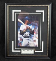 Willie Mays Autographed Framed Photograph