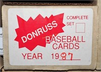 Vintage Donruss 1987 Complete Set Baseball Cards