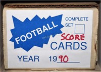Score 1990 Football Cards Complete Set