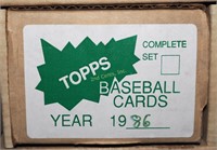 Vintage Topps 1986 Complete Set Baseball Cards