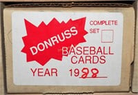 Vintage Donruss 1988 Complete Set Baseball Cards