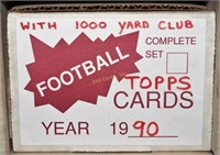 Topps 1990 Football Complete Card Set W 1000 Yd