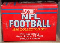 New 1990 Nfl Football Collector Card Set 1 & 2