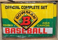 New 1989 Bowman Official Complete Baseball Set