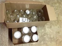 20 CANNING JARS - SOME WIDE MOUTH