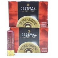 5Rds 12ga 3in Federal Buckshot Shells