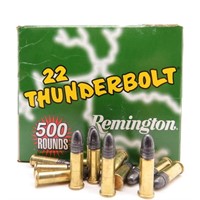 500 rds of Remington 22 "Thunderbolt" Cartridges
